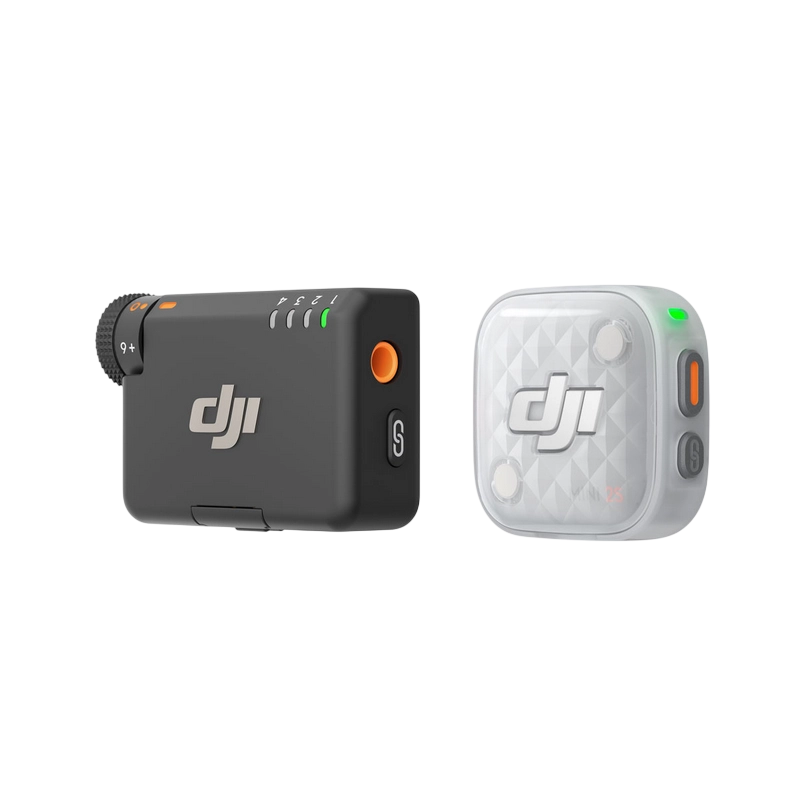 Портативный записывающий микрофон DJI Mic Mini 2S (2TX + 1RX + Charging Case) Беспроводной Черный