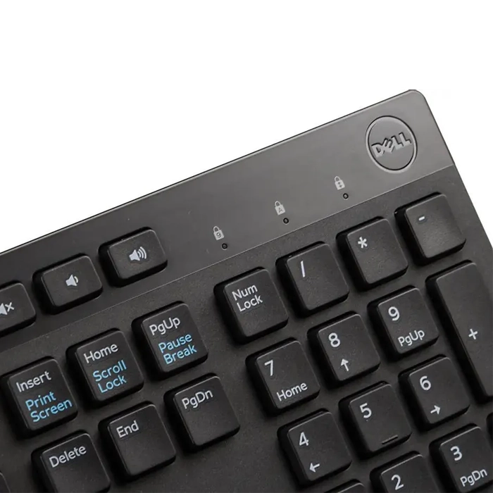 Клавиатура и мышь DELL KM636 Мембрана Черный