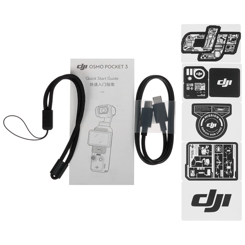 Cameră Video Sport DJI Osmo Pocket 3 Negru