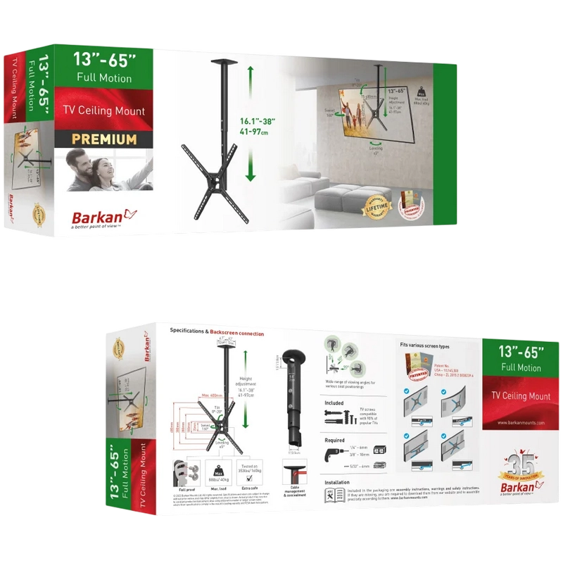 Suport pentru televizor BARKAN 3500B Negru