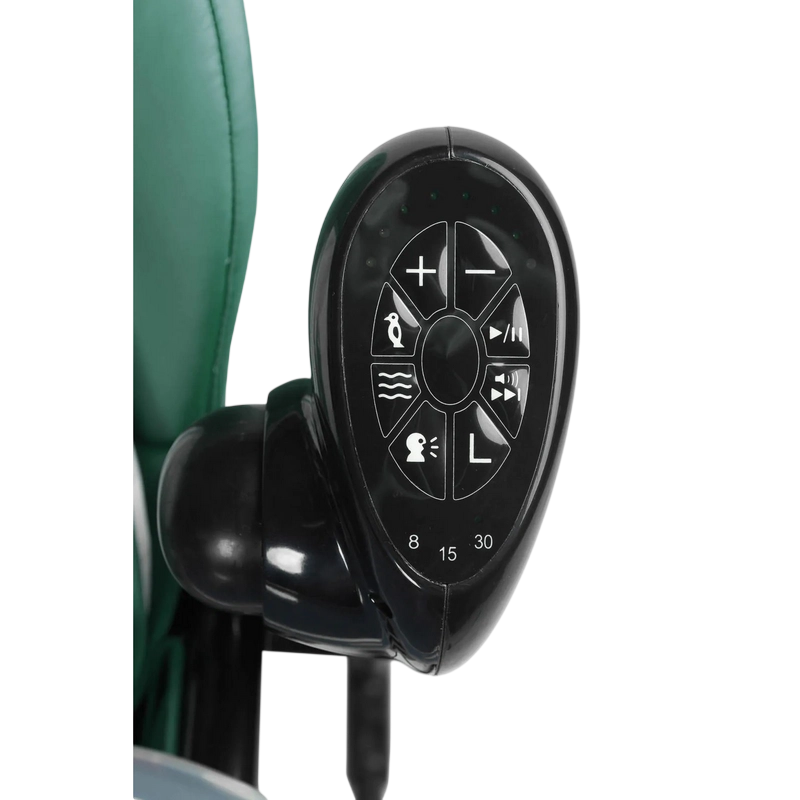 Scaun de hrănire Caretero Indigo Black Verde