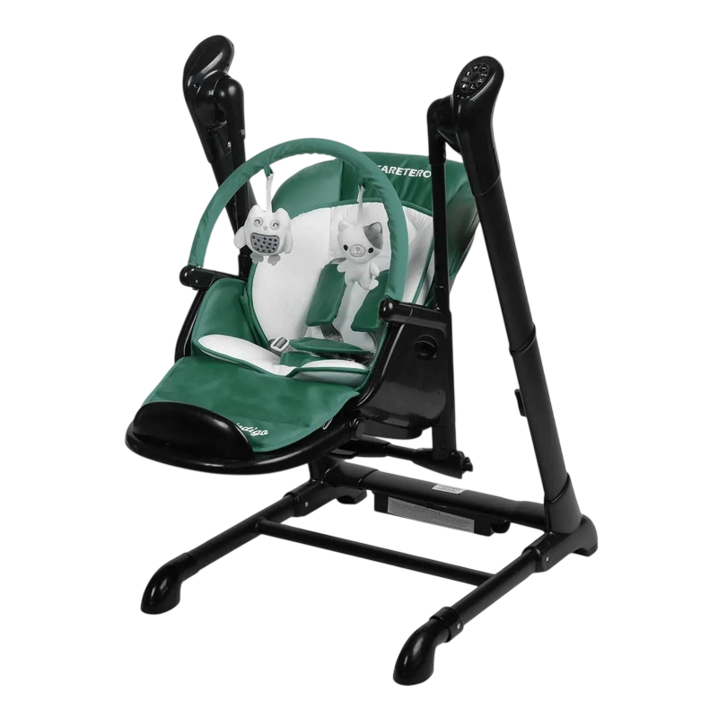 Scaun de hrănire Caretero Indigo Black Verde