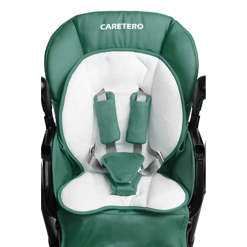 Scaun de hrănire Caretero Indigo Black Verde