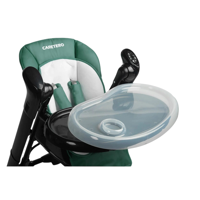 Scaun de hrănire Caretero Indigo Black Verde