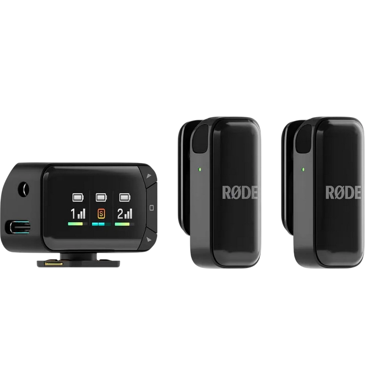 Microfon portabil pentru înregistrare vocală RODE Wireless Micro Camera Kit Fără fir Negru