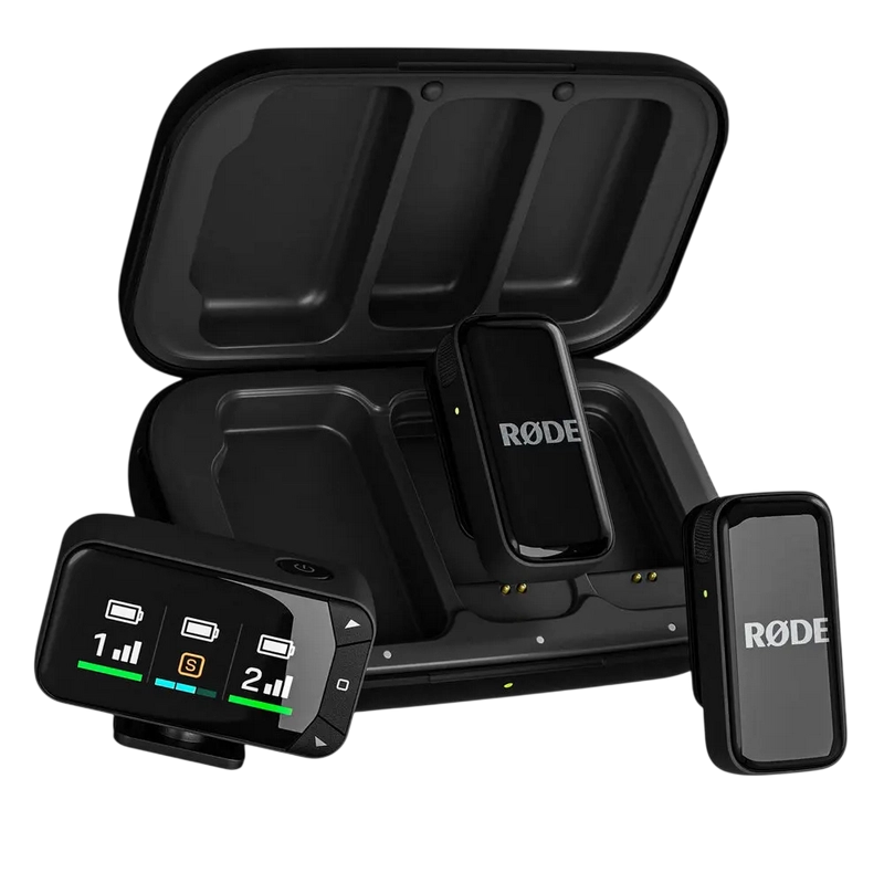 Microfon portabil pentru înregistrare vocală RODE Wireless Micro Camera Kit Fără fir Negru