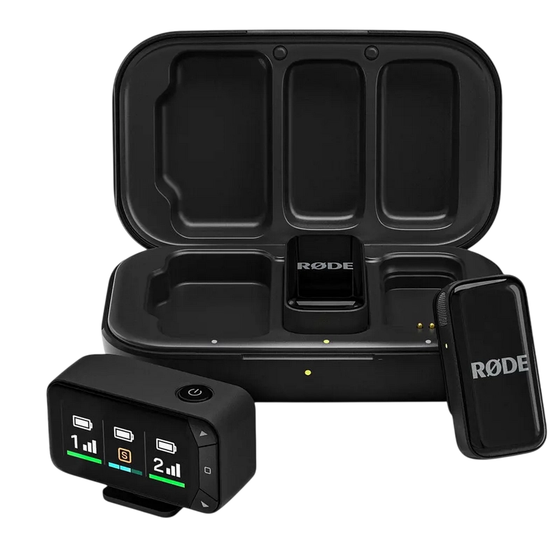 Microfon portabil pentru înregistrare vocală RODE Wireless Micro Camera Kit Fără fir Negru