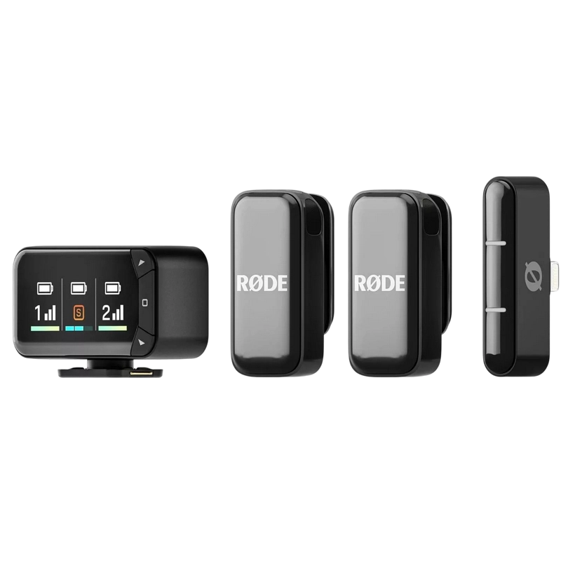 Microfon portabil pentru înregistrare vocală RODE Wireless Micro Camera Kit Fără fir Negru