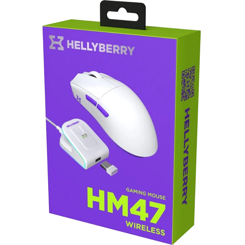 Gaming Mouse HATOR Hellyberry HM47 Alb | Violet