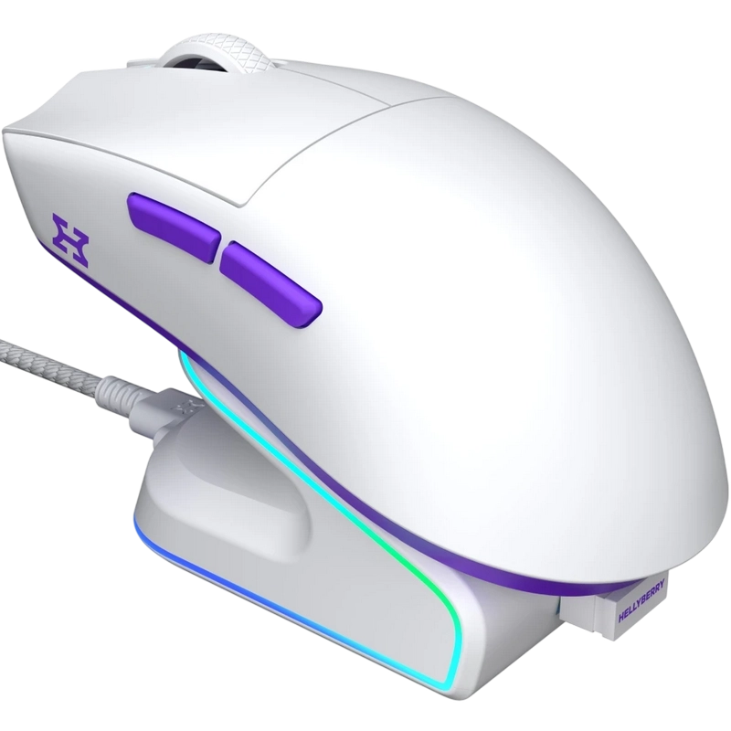 Gaming Mouse HATOR Hellyberry HM47 Alb | Violet