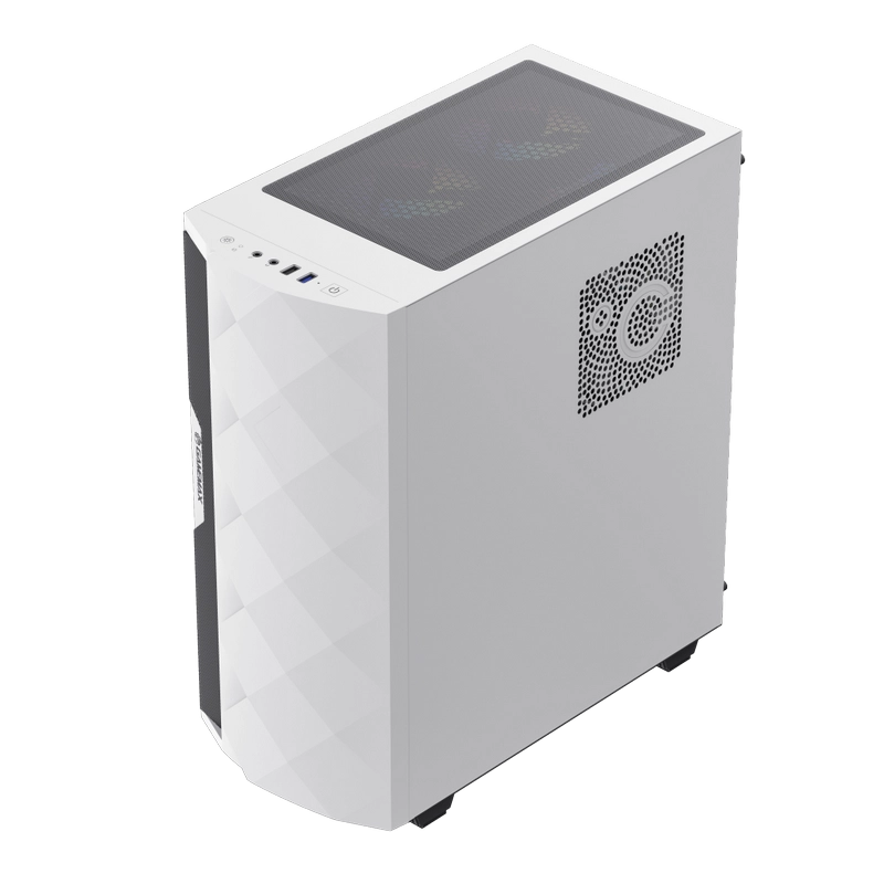 Компьютерный корпус Gamemax Diamond CP WT Midi-Tower Белый