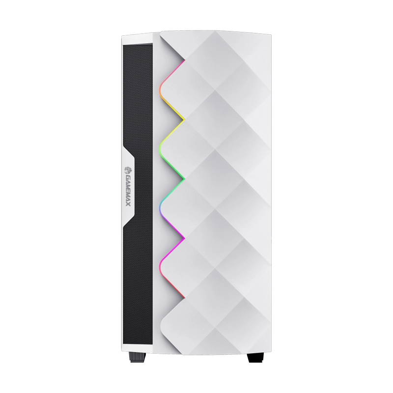Компьютерный корпус Gamemax Diamond CP WT Midi-Tower Белый