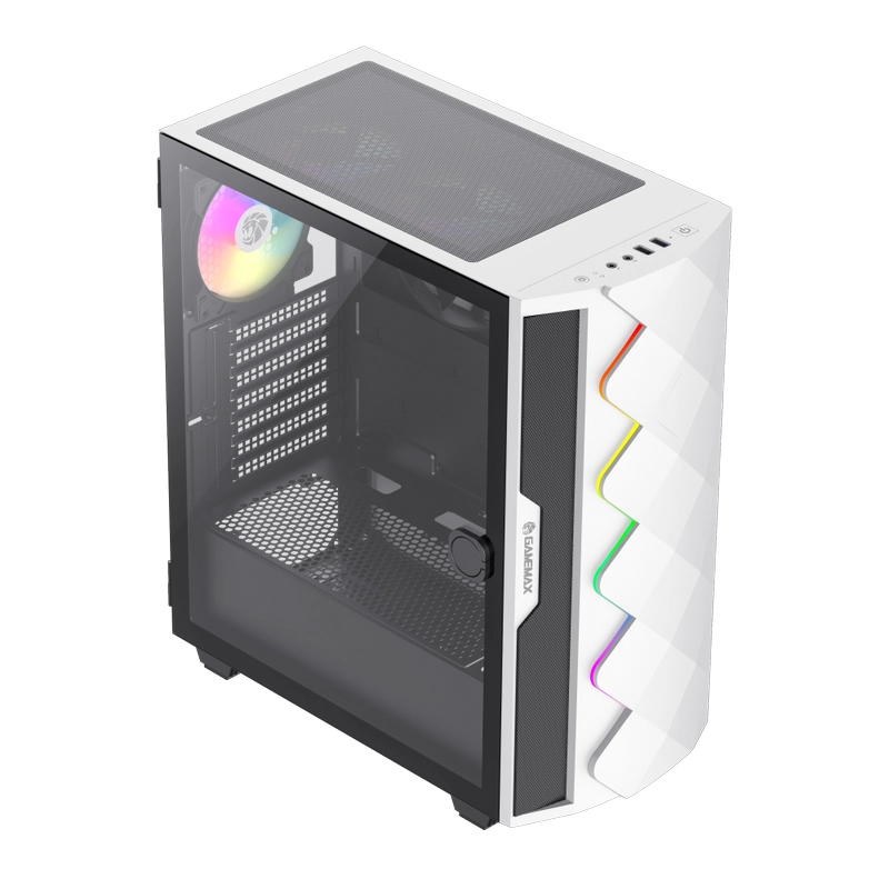 Компьютерный корпус Gamemax Diamond CP WT Midi-Tower Белый