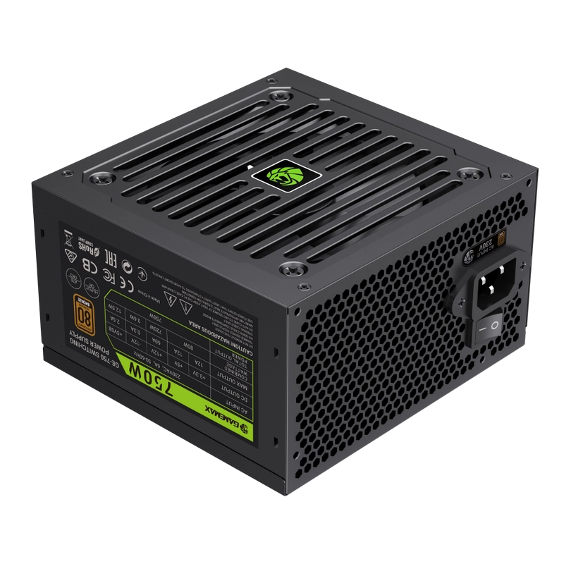 Блок питания для компьютеров Gamemax GE-750 ATX Черный
