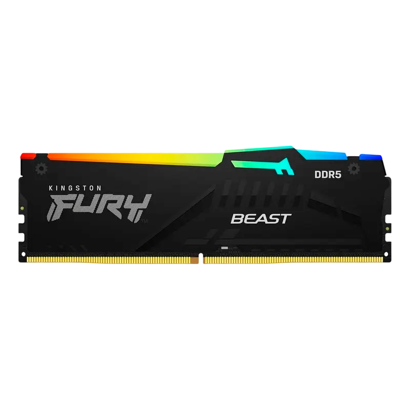 Оперативная память Kingston FURY Beast RGB FURY Beast RGB 16 ГБ Чёрный