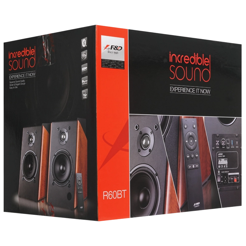 Sistem audio F&D R60BT Negru