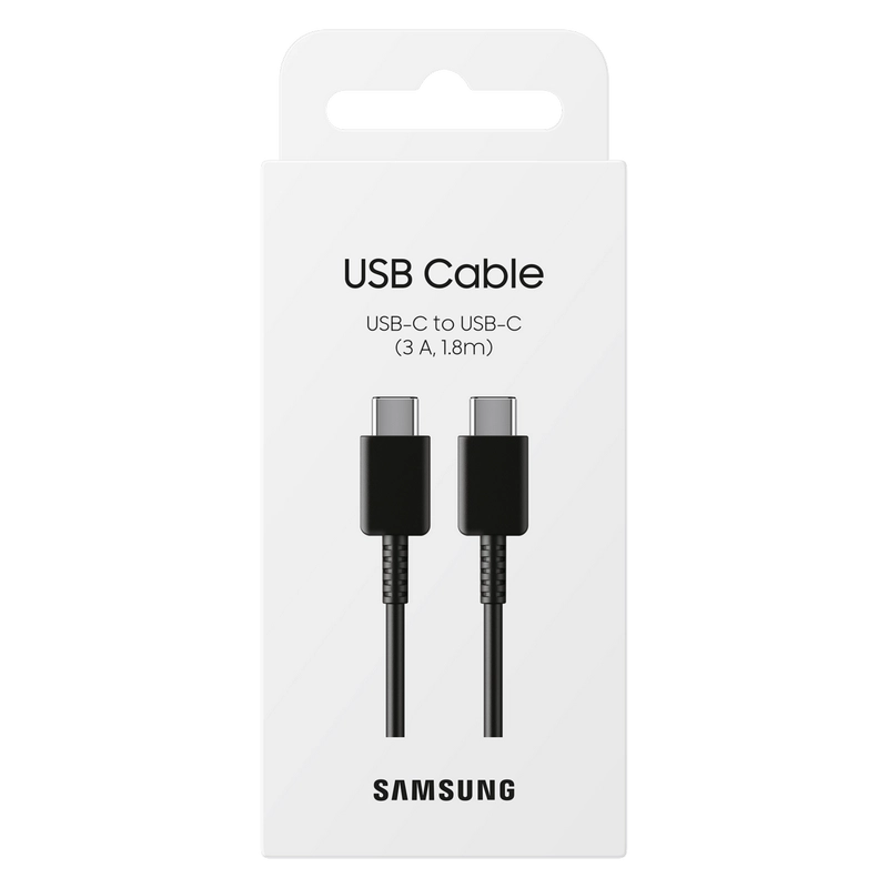 Cablu încărcare și sincronizare Samsung Type-C to Type-C Cable Negru
