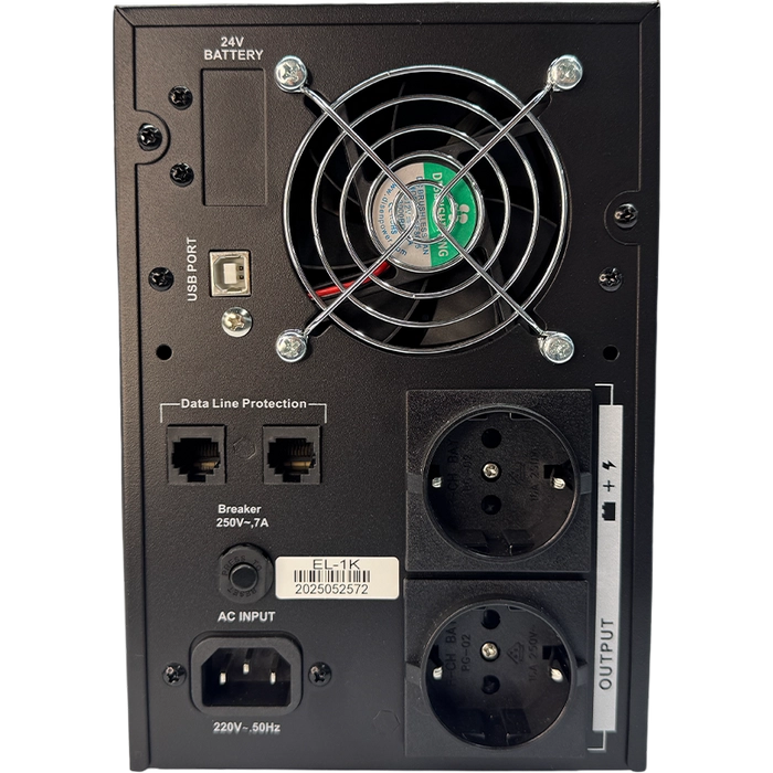 Источник бесперебойного питания Ultra Power EL-1K Черный