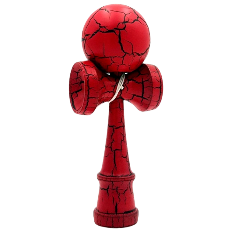 Kendama Krom Classic Red Crackle
