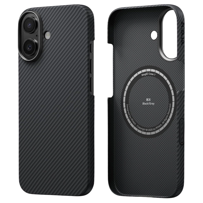 Husă Pitaka Apple iPhone 17 MagEZ 7 Ultra-Slim Negru | Gri