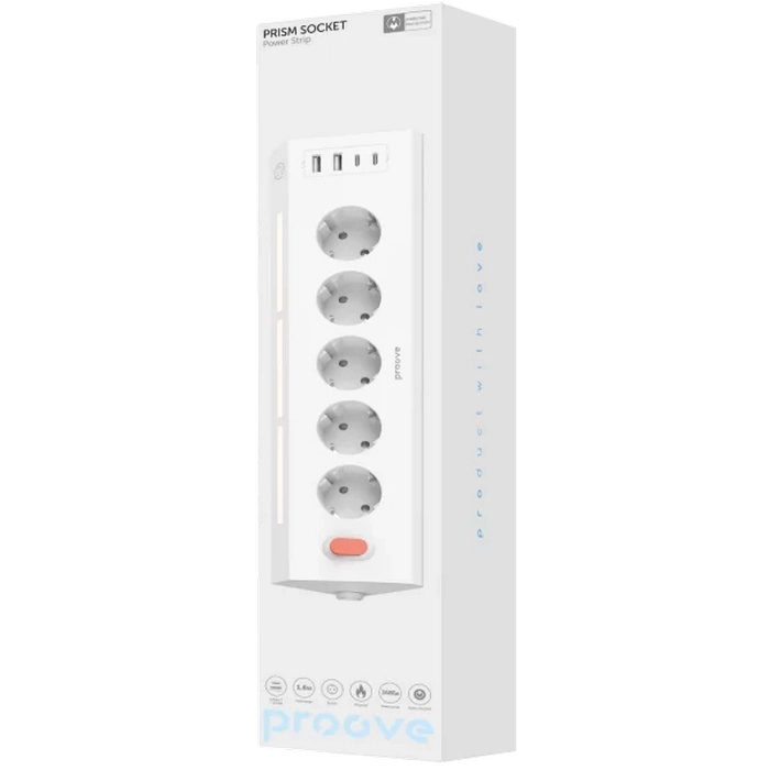 Prelungitor electric Proove Prism Socket Alb