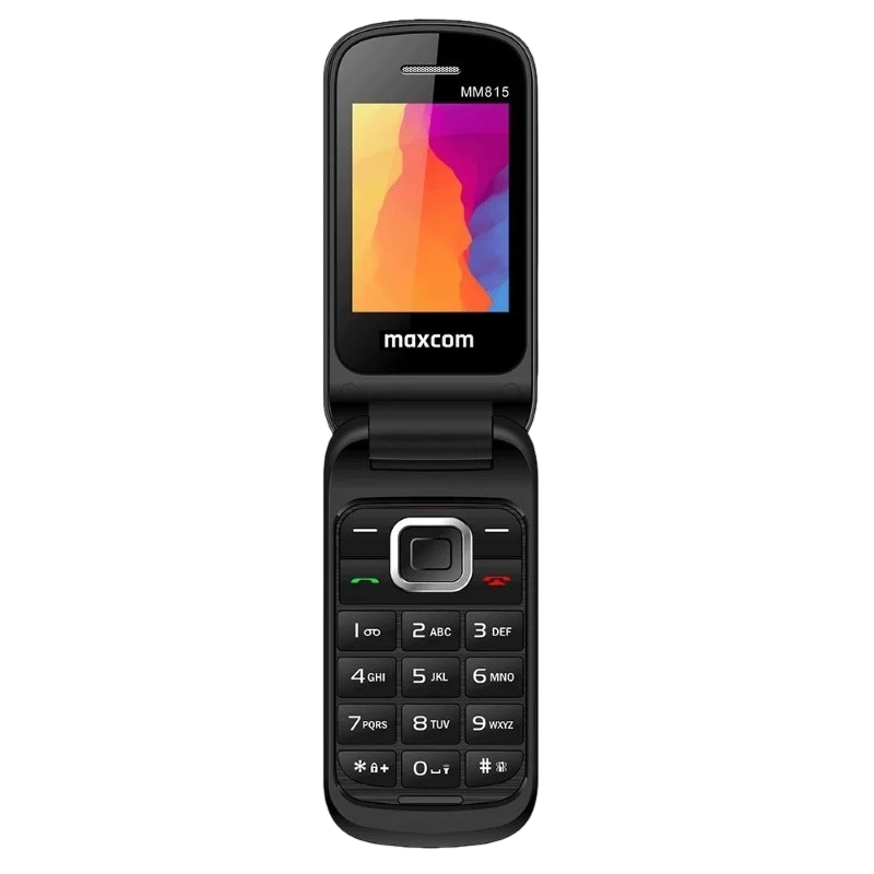 Telefon mobil Flip MaxCom MM815 Negru