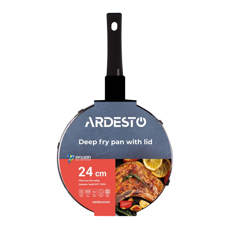 Сковорода Ardesto AR1924GMG Gemini Gourmet Andria Чёрный