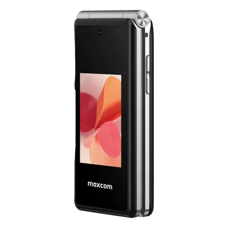 Мобильный телефон Флип MaxCom MM835 Чёрный