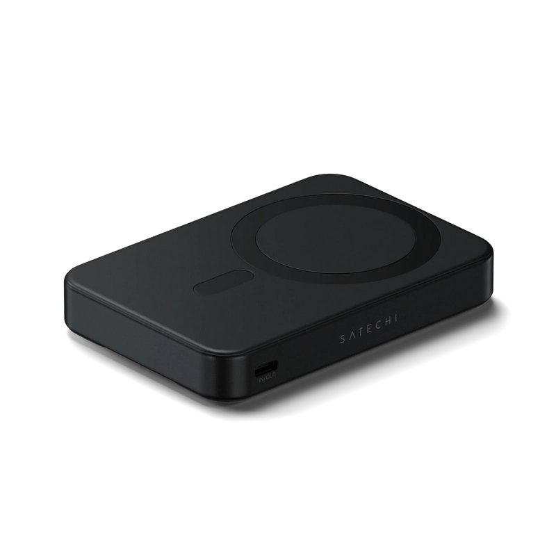Acumulator extern Satechi Qi2 Negru
