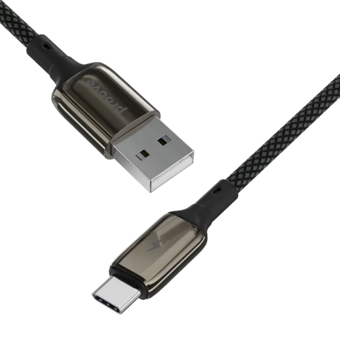 Cablu încărcare și sincronizare Proove Dense Metal Negru