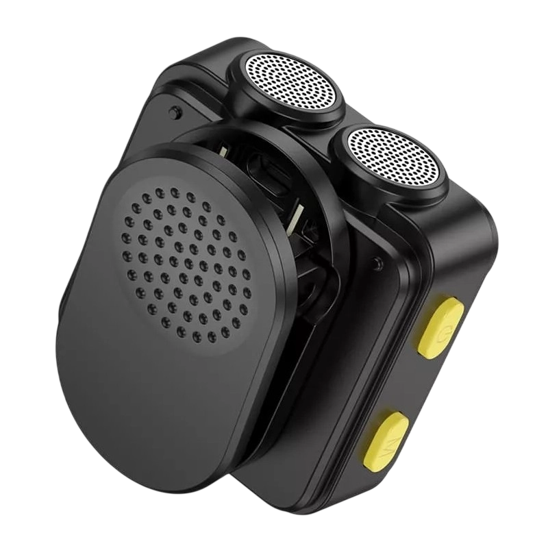 Портативный записывающий микрофон Hoco L17 Беспроводной Черный