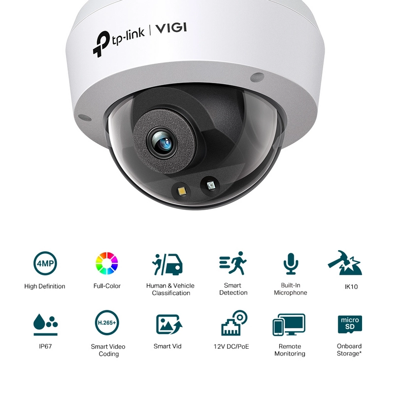 Camera de supraveghere IP TP-LINK VIGI C240 Alb
