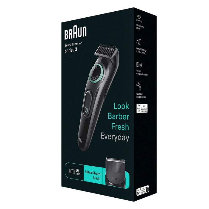 Мужской Триммер Braun BT3411 Чёрный