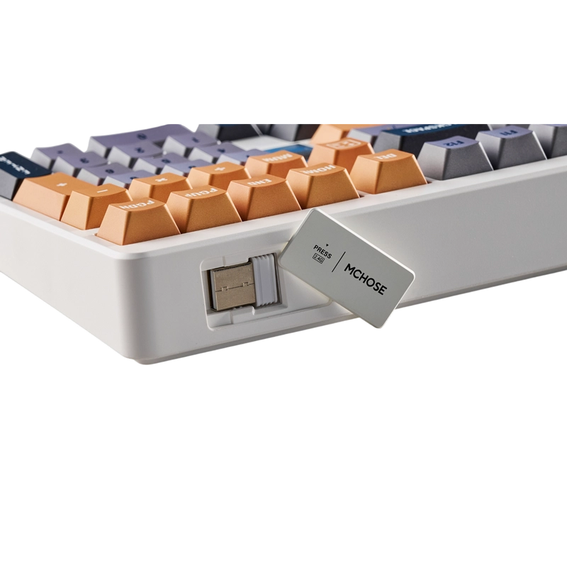 Tastatură MCHOSE X Unbox Therapy UT98 Mecanic Alb