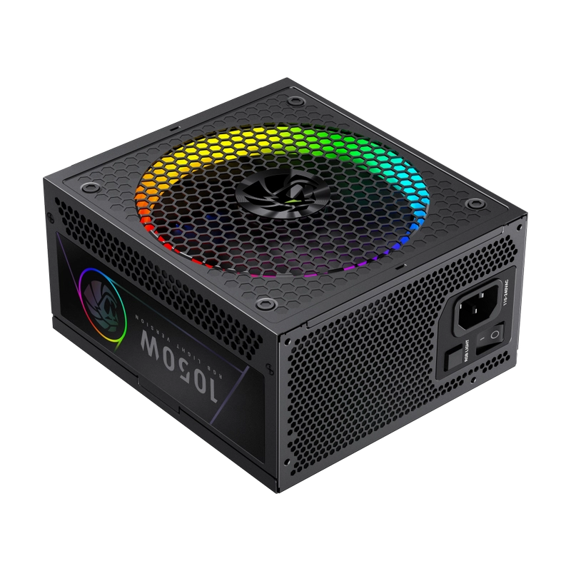 Блок питания для компьютеров Gamemax RGB-1050G PRO ATX Черный