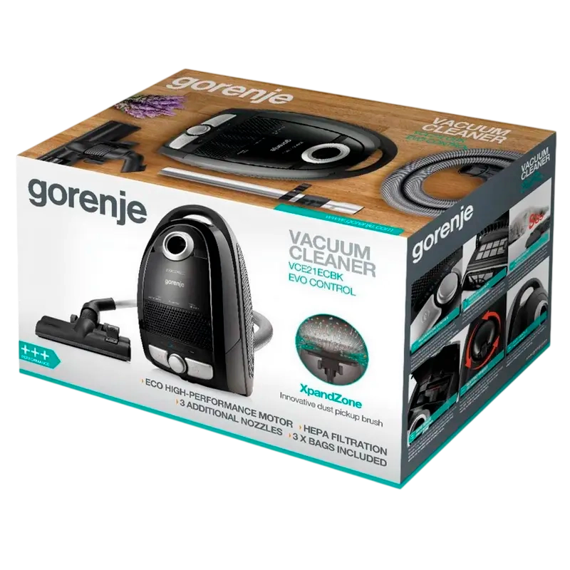 Aspirator Gorenje VCE21ECBK Negru