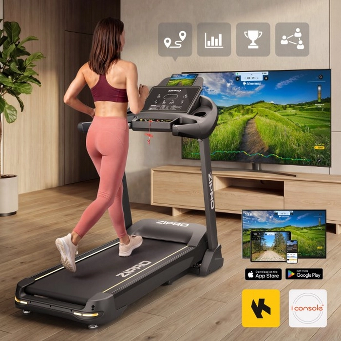 Беговая дорожка Zipro Pacemaker iConsole+ Черный