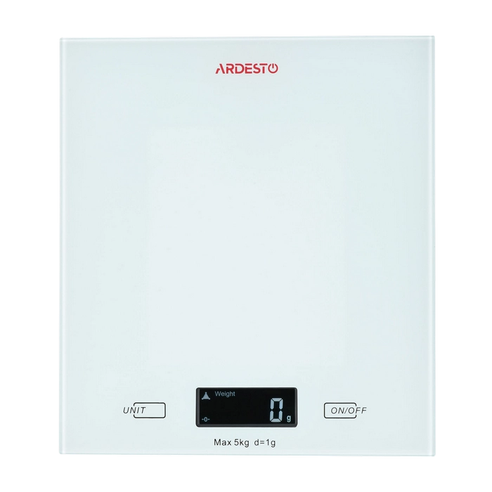 Cântar electronic de bucătărie Ardesto SCK-893W Alb
