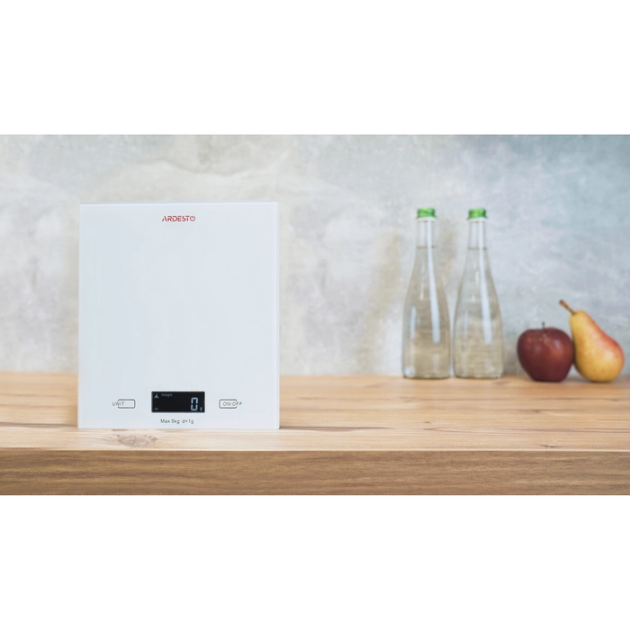 Cântar electronic de bucătărie Ardesto SCK-893W Alb
