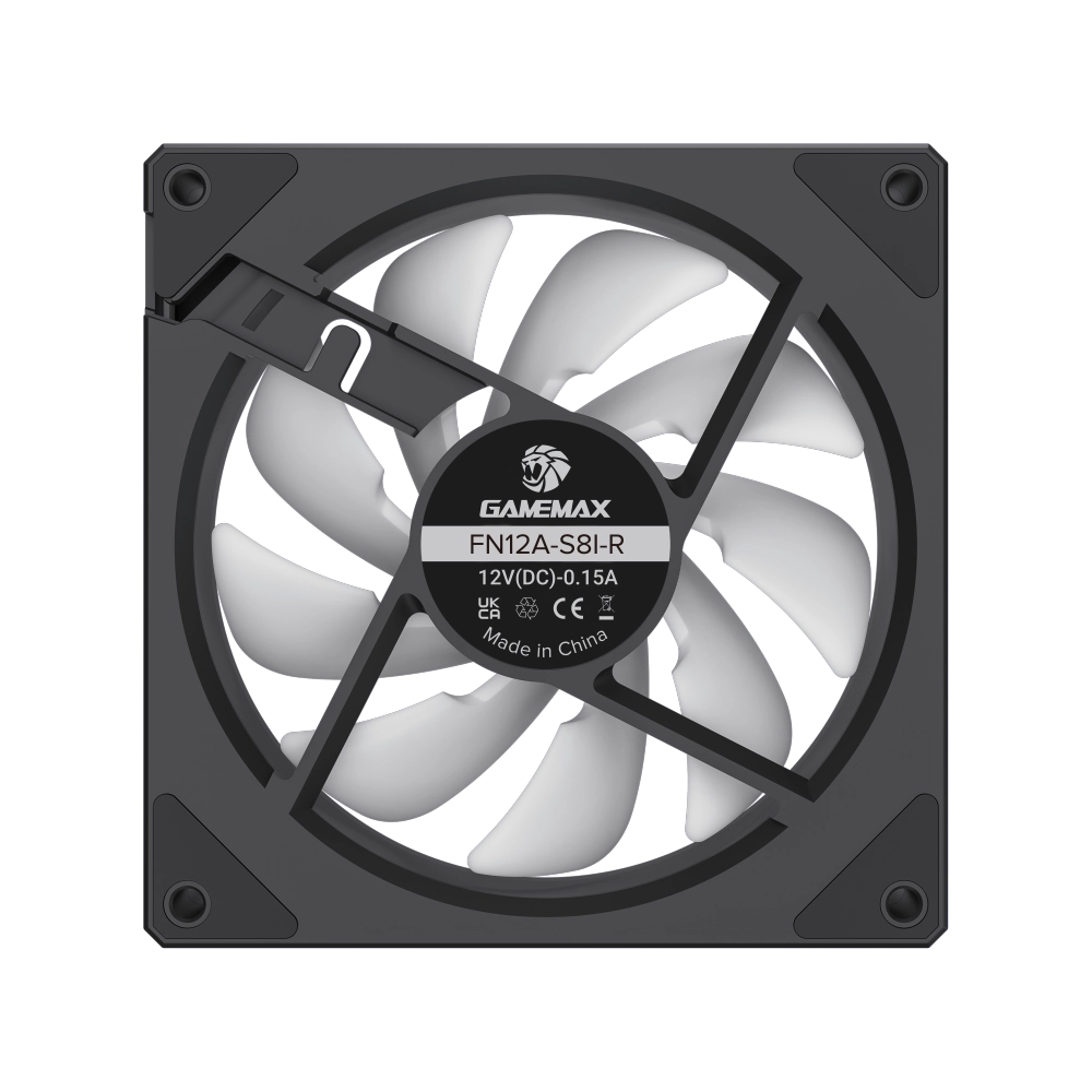 Ventilator PC Gamemax FN12A-S8I-R 120 mm Negru