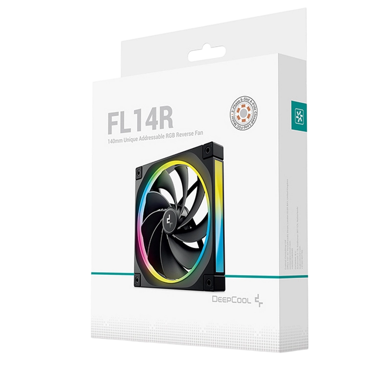Ventilator PC Deepcool FL14R 140 mm Negru