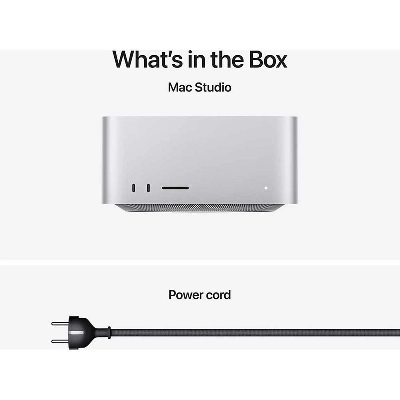 Sistem Desktop PC Apple Mac Studio 2026 M5 Ultra with 30-core CPU and 64-core GPU 96 GB Argintiu