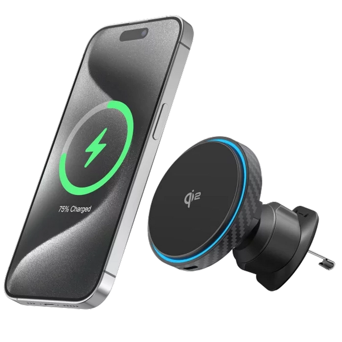 Suport Auto Proove Graphite Circle Qi2 Negru
