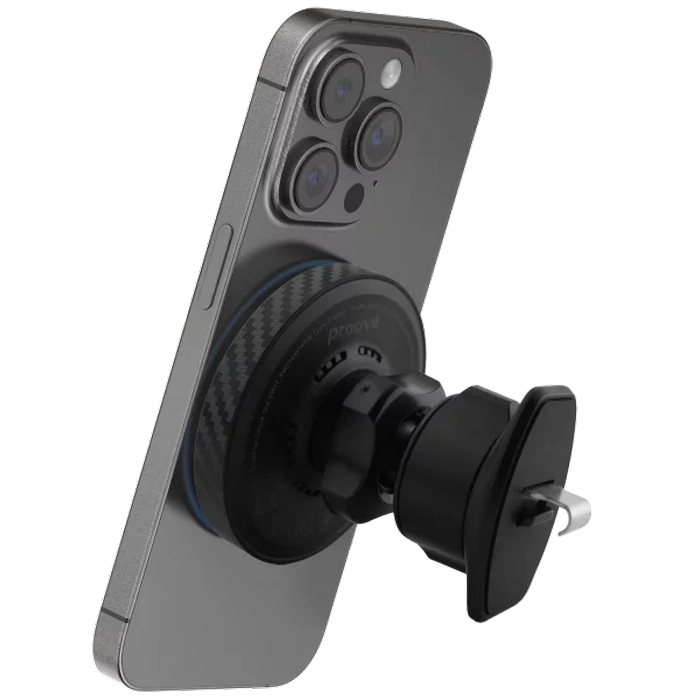 Suport Auto Proove Graphite Circle Qi2 Negru