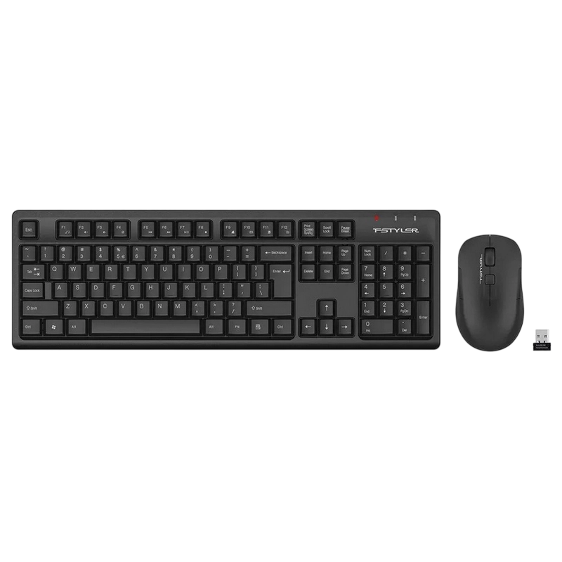 Клавиатура и мышь A4Tech FG1200 Мембрана Черный