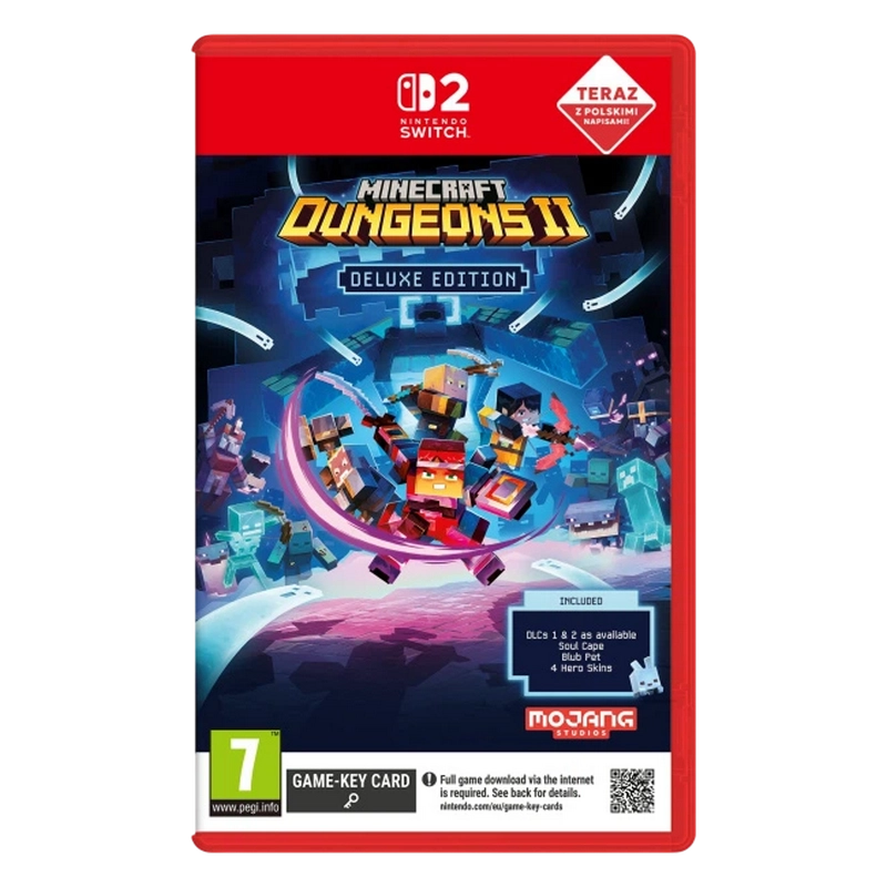 Цифровое скачивание Minecraft Dungeons II - Deluxe Edition Nintendo Switch 2 | Действие и приключения