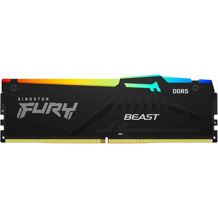 Memorie RAM Kingston FURY Beast RGB FURY Beast RGB 64GB Negru