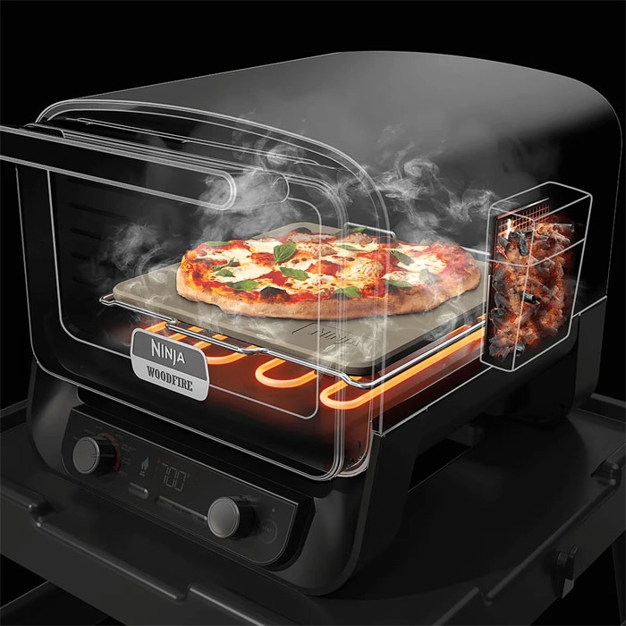 Электропечь Ninja Woodfire Красный