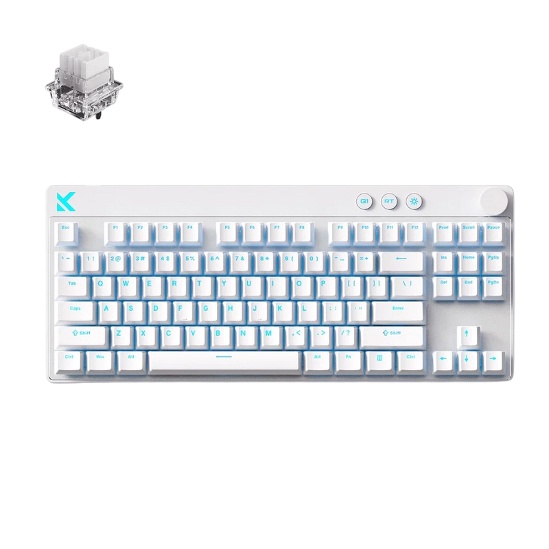 Tastatură MCHOSE Mix 87 Mecanic Alb