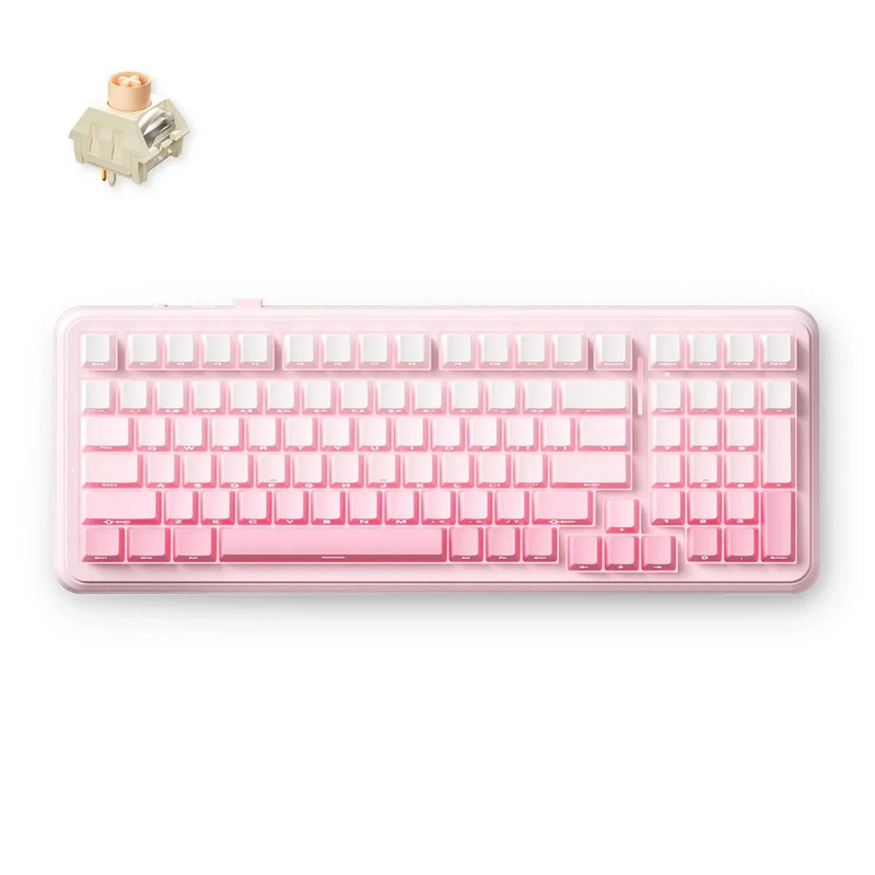 Tastatură MCHOSE K99 V2 Mecanic Roz